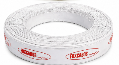 Cabo 0,50mm 100 Mts Branco Cabinho Extra Flexível