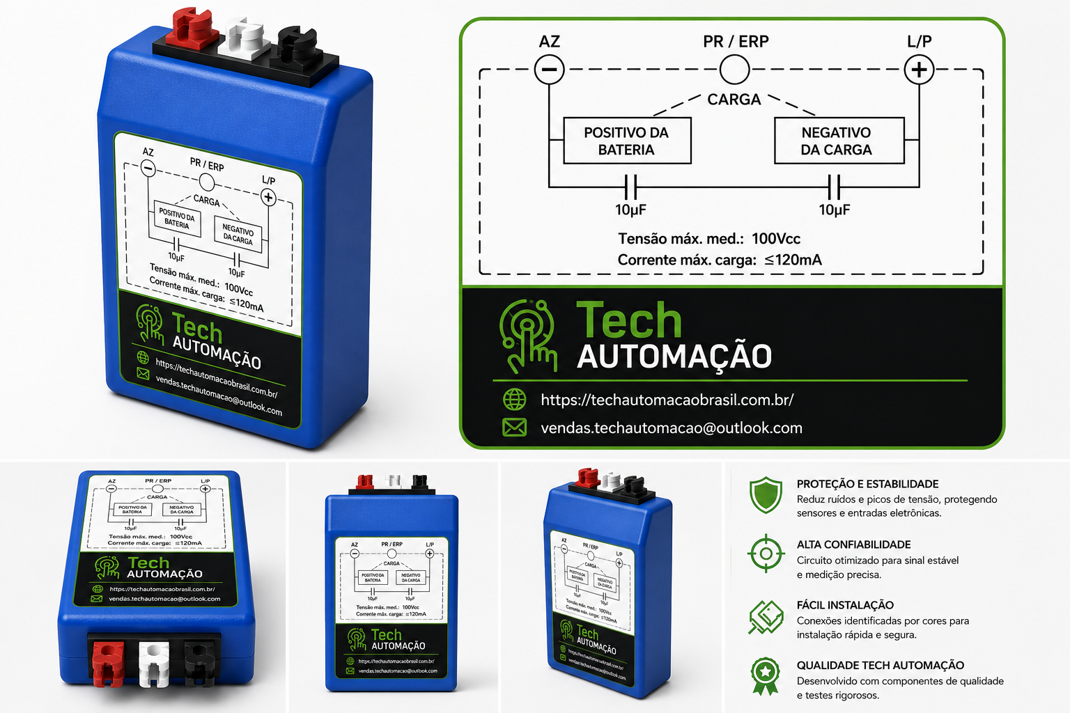 Testador de sensores Npn/pnp NF e NO 18 Vcc