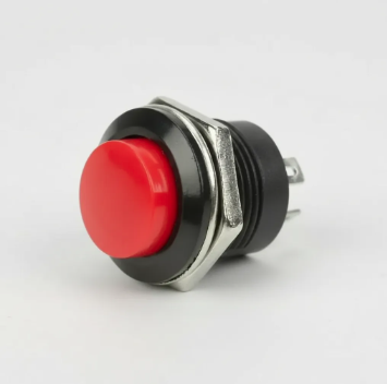 CHAVE PUSH BUTTON TIPO START/BUJÃO, MODELO R13-507, COR vermelha.